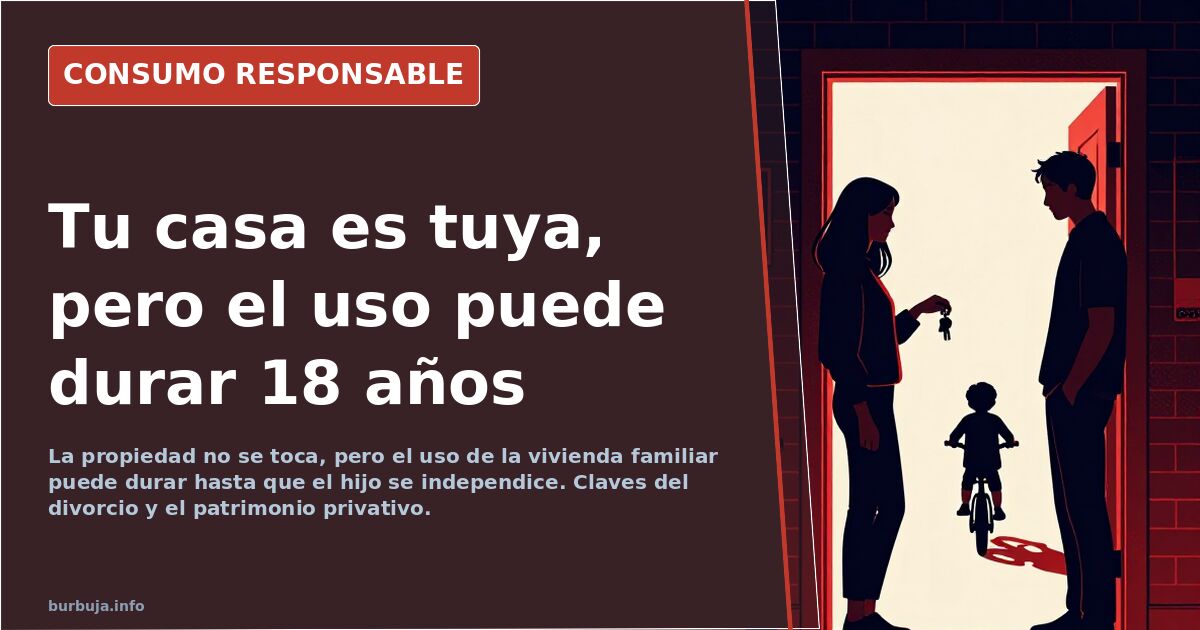 Pareja revisando documentos de divorcio junto a las escrituras de una vivienda