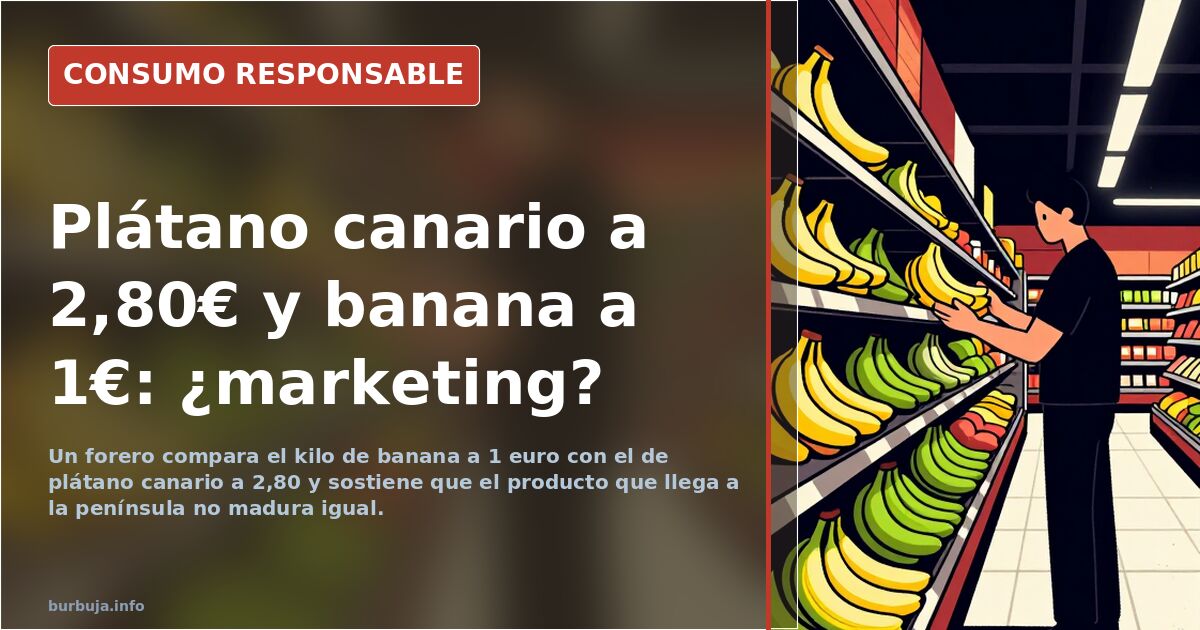 Plátano canario o banana: el pulso por el precio