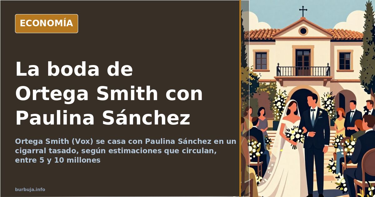 Cigarral donde se celebró la boda de Ortega Smith, dirigente de Vox, con Paulina Sánchez