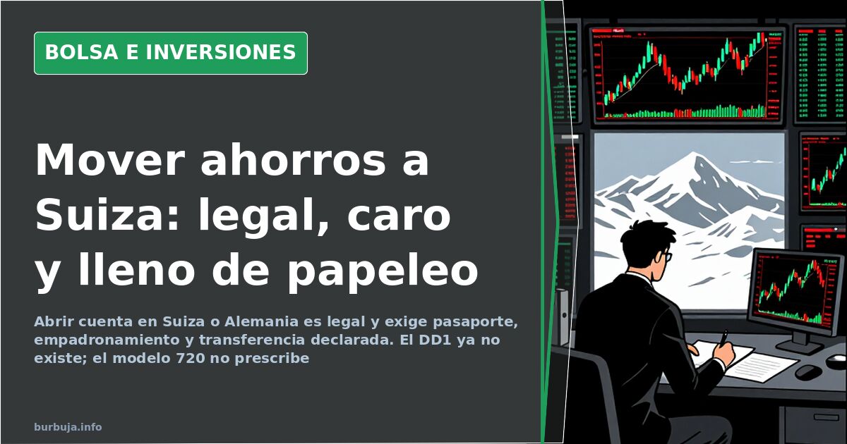 Mover ahorros a Suiza y Alemania: del DD1 al modelo 720
