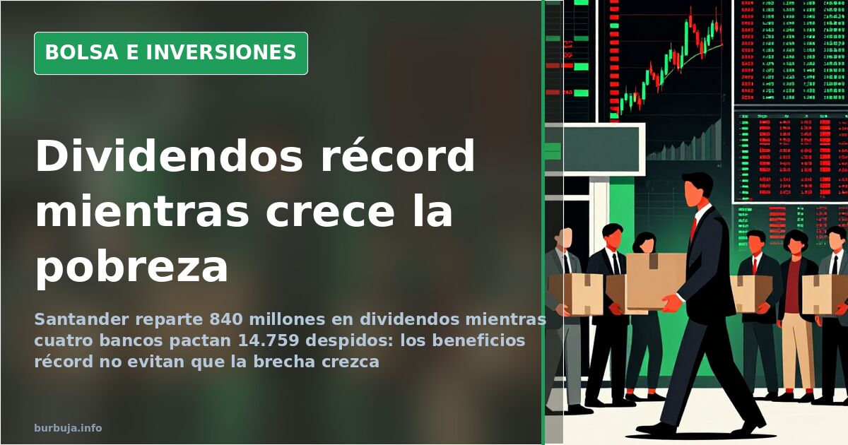 Gráfico de velas japonesas verdes y rojas en una pantalla de terminal bursátil con cifras de beneficios récord