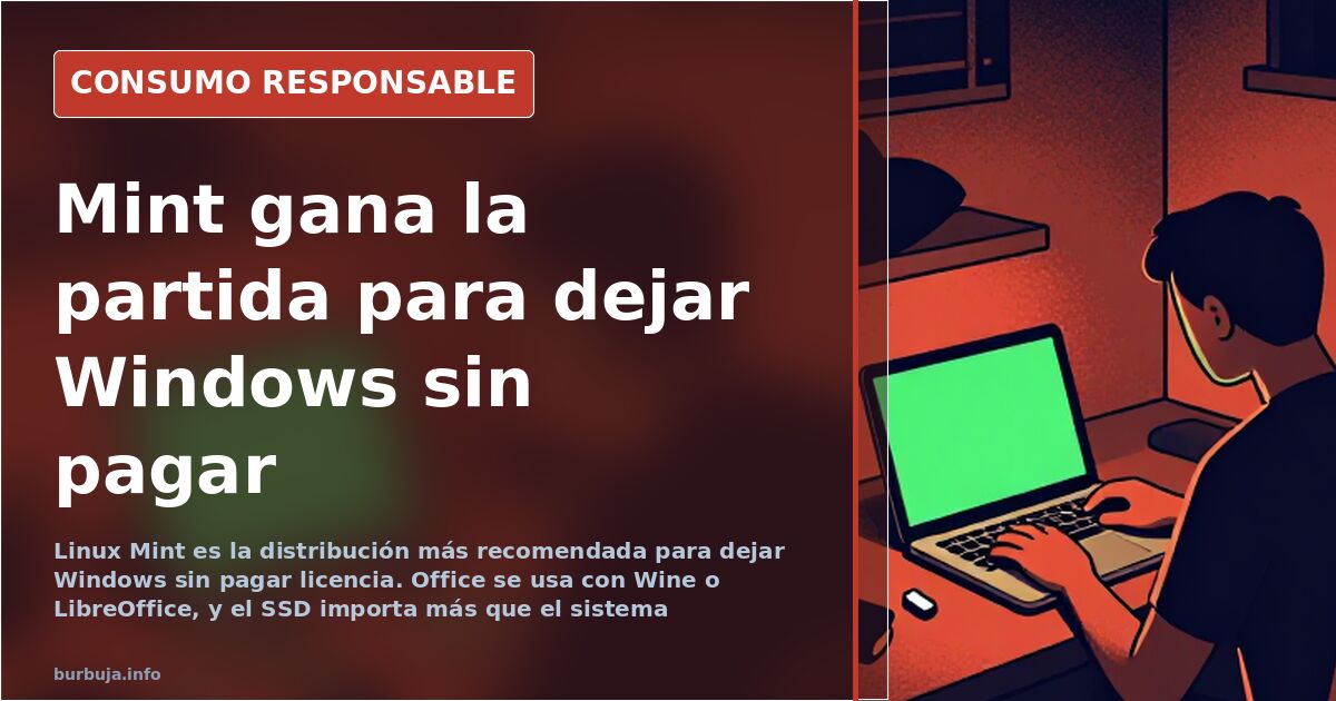 Portátil MSI GP60 con Linux Mint en pantalla junto a un SSD mSATA para ampliarlo
