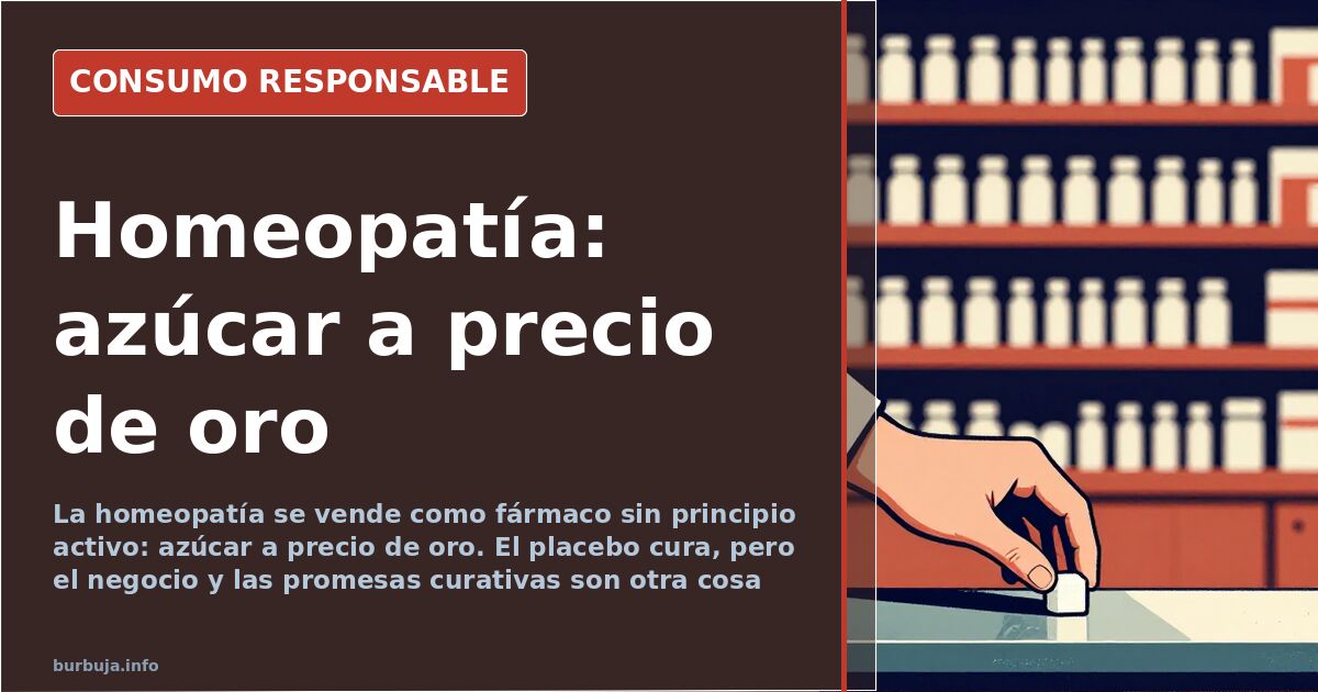Frascos de preparados homeopáticos en una estantería de farmacia junto a cajas de medicamentos