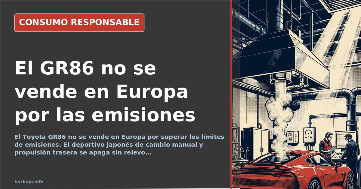 Toyota GR86 fuera de Europa: el deportivo manual sin relevo