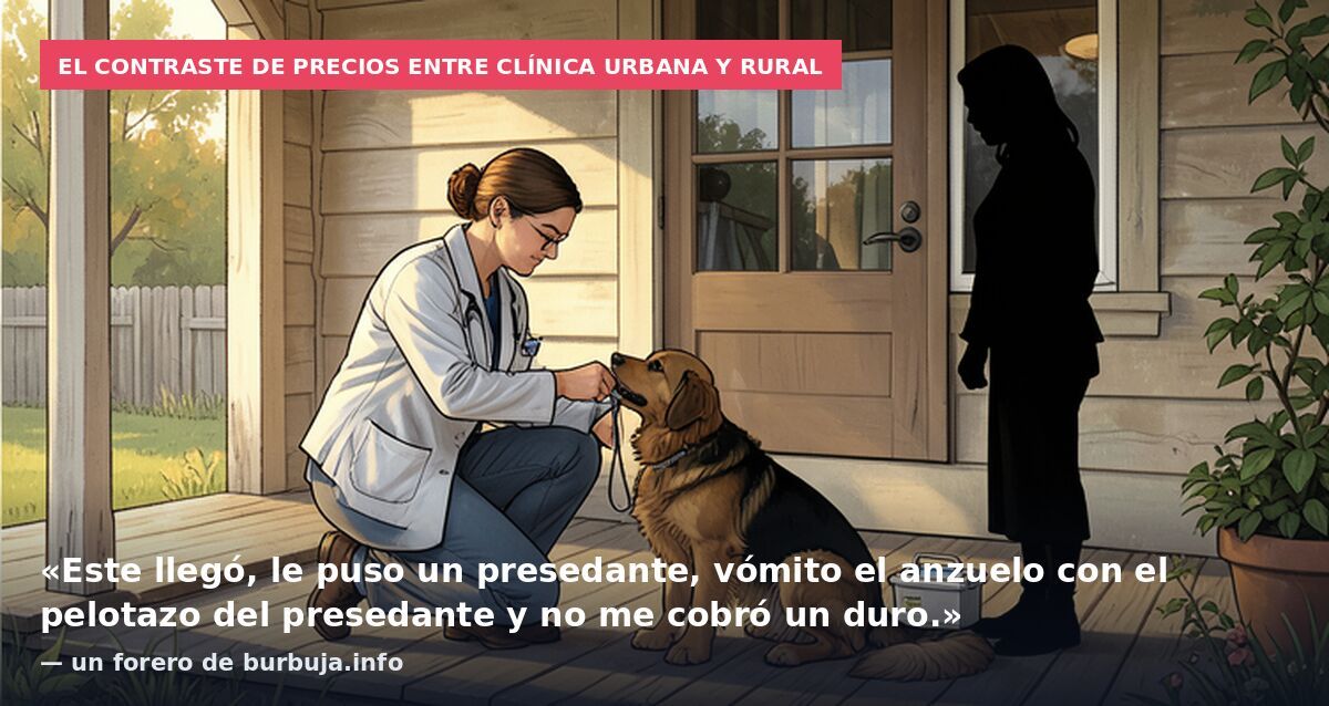 El contraste de precios entre clínica urbana y rural: «Este llegó, le puso un presedante, vómito el anzuelo con el pelotazo del presedante y no me cobró un duro.» — un forero de burbuja.info