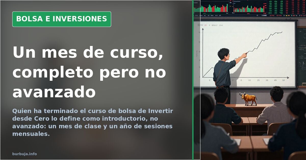 Curso Invertir desde Cero: opiniones de quien lo ha terminado