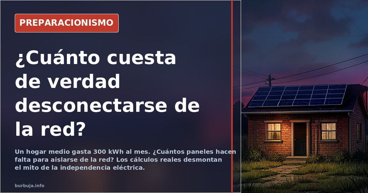 Electrical independence: the real numbers behind solar panels