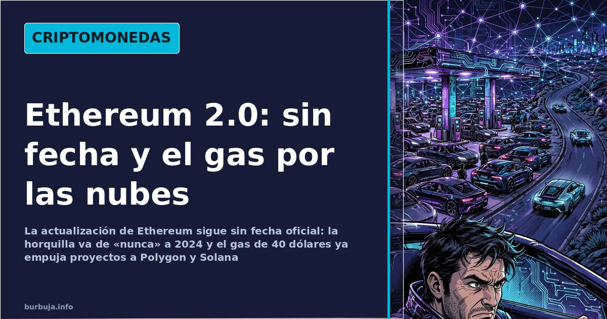 Ethereum 2.0: la actualización sin fecha que ya pierde proyectos