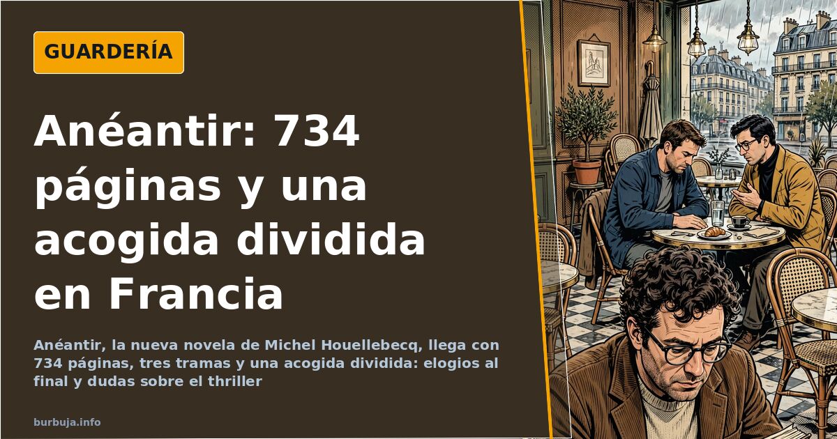 Houellebecq vuelve con Anéantir: 734 páginas y un final polémico