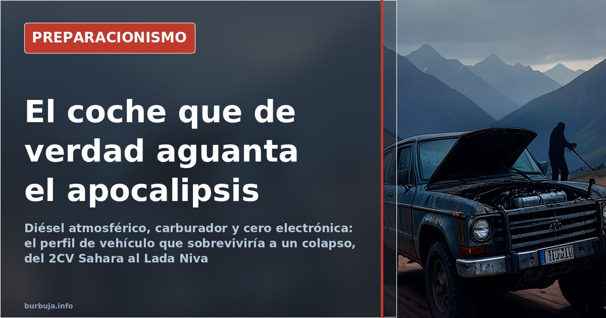 The car that would survive the end of the world: no electronics, just a crank handle
