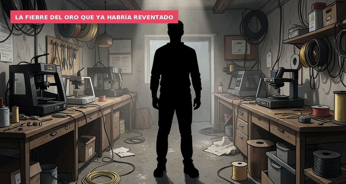 La fiebre del oro que ya habría reventado