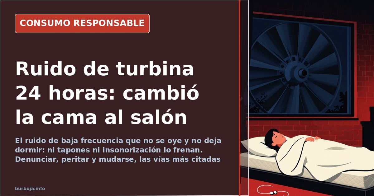 Ruido vecinal: tapones que no sirven y la mudanza como salida
