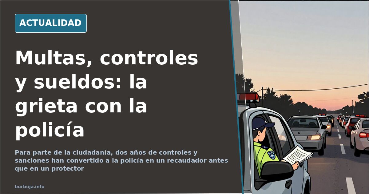 Agente de tráfico revisando la documentación a un conductor durante un control policial en la carretera