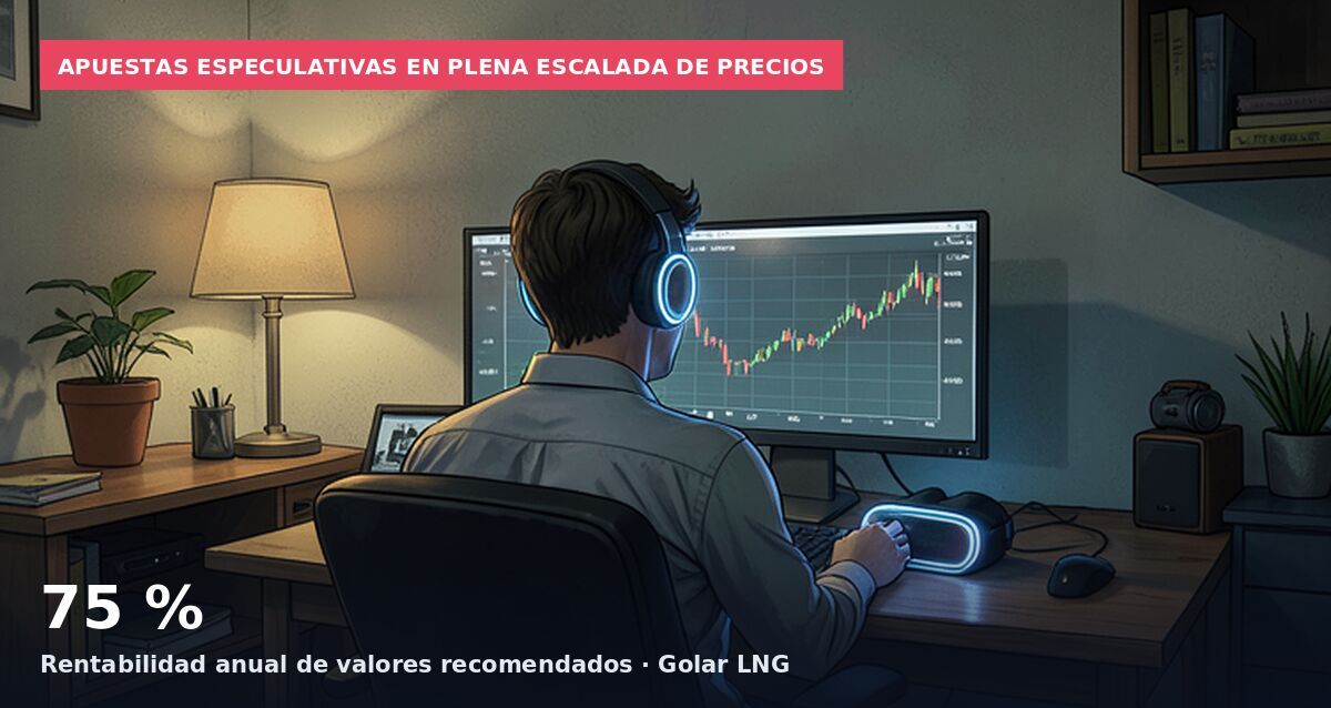 Apuestas especulativas en plena escalada de precios: 75 % Rentabilidad anual de valores recomendados · Golar LNG