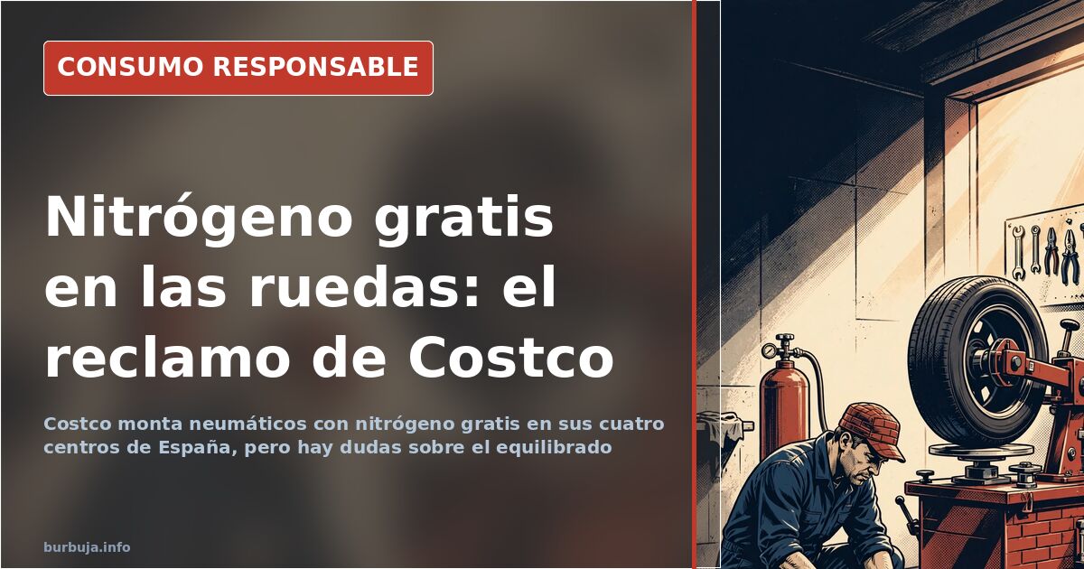 Rueda de coche con un tapón verde que indica el inflado con nitrógeno