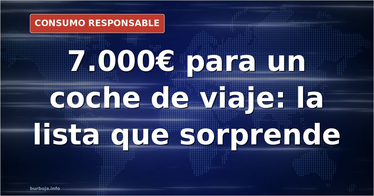 Berlina de segunda mano en carretera, coche cómodo para viajes largos por 7.000 euros
