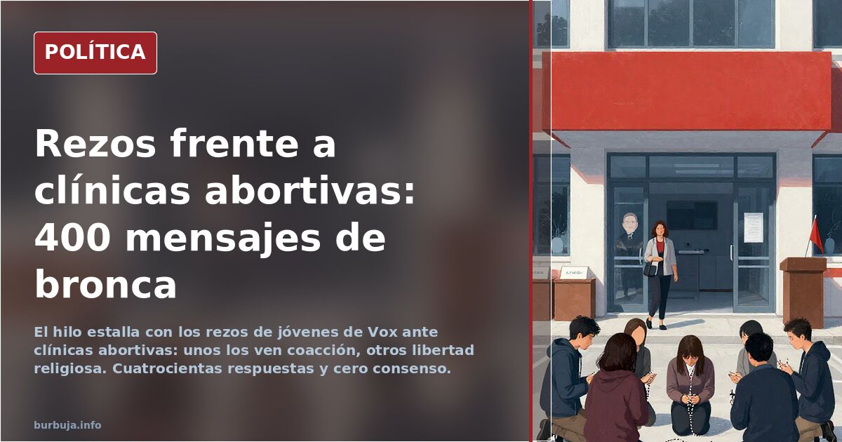 Rezos frente a clínicas abortivas: 400 mensajes de bronca