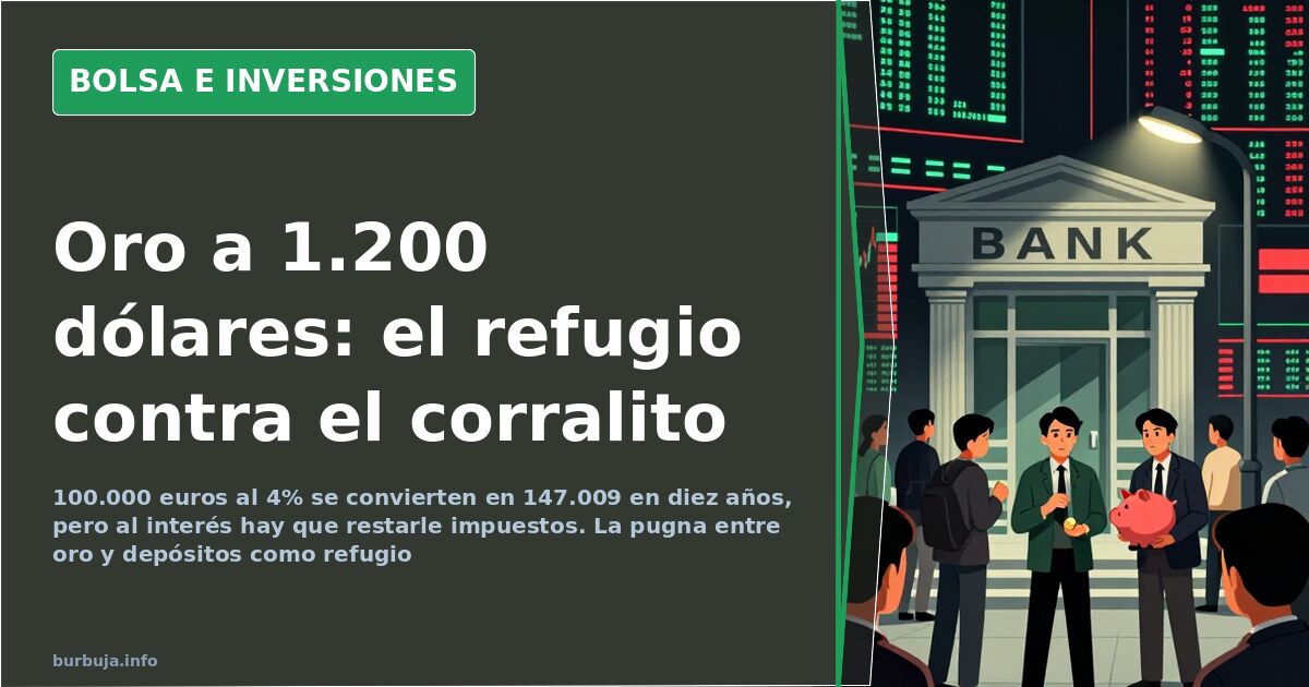 Gold vs. bank deposits: Spain's saver dilemma over capital controls