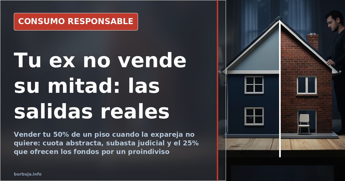 Selling your share of a co-owned property in Spain when your ex refuses to sell