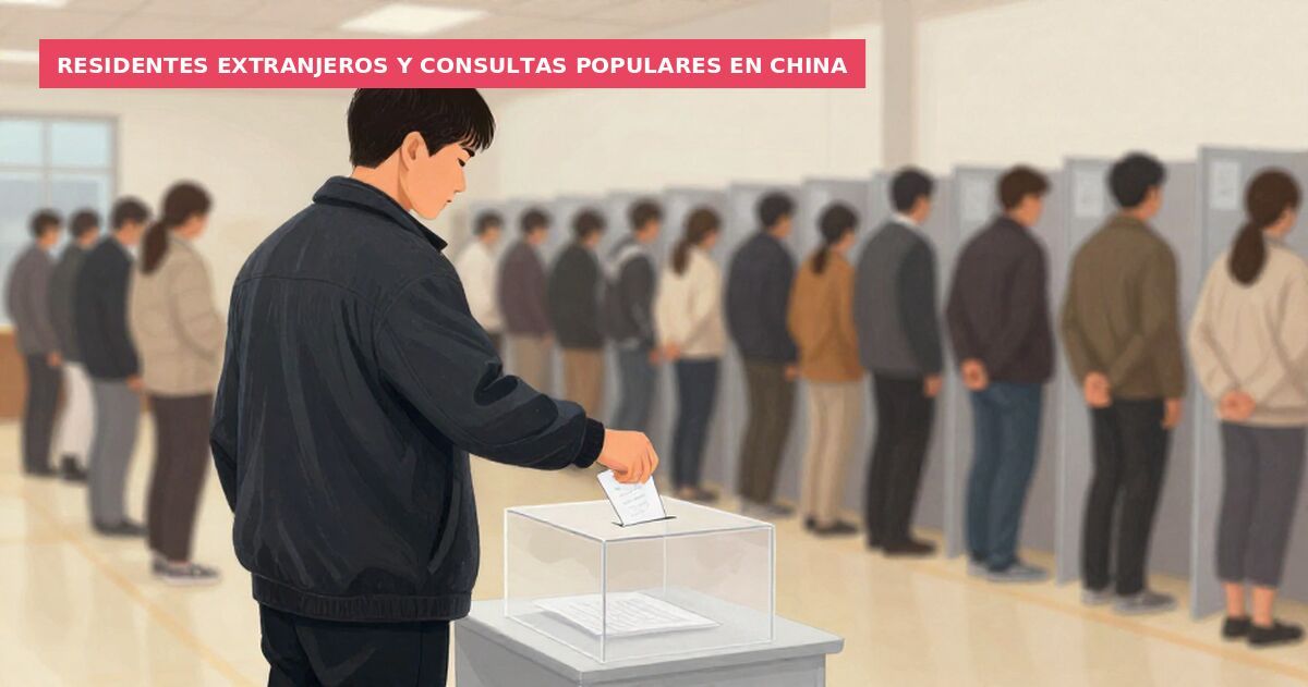 Residentes extranjeros y consultas populares en China