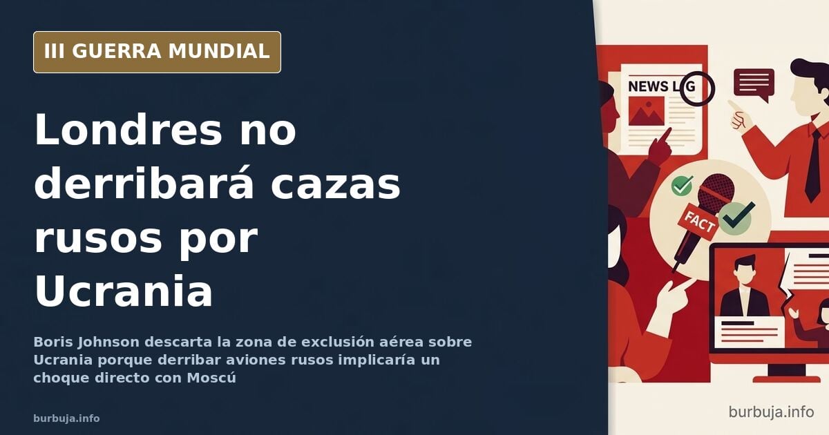 Reino Unido no derribará aviones rusos sobre Ucrania