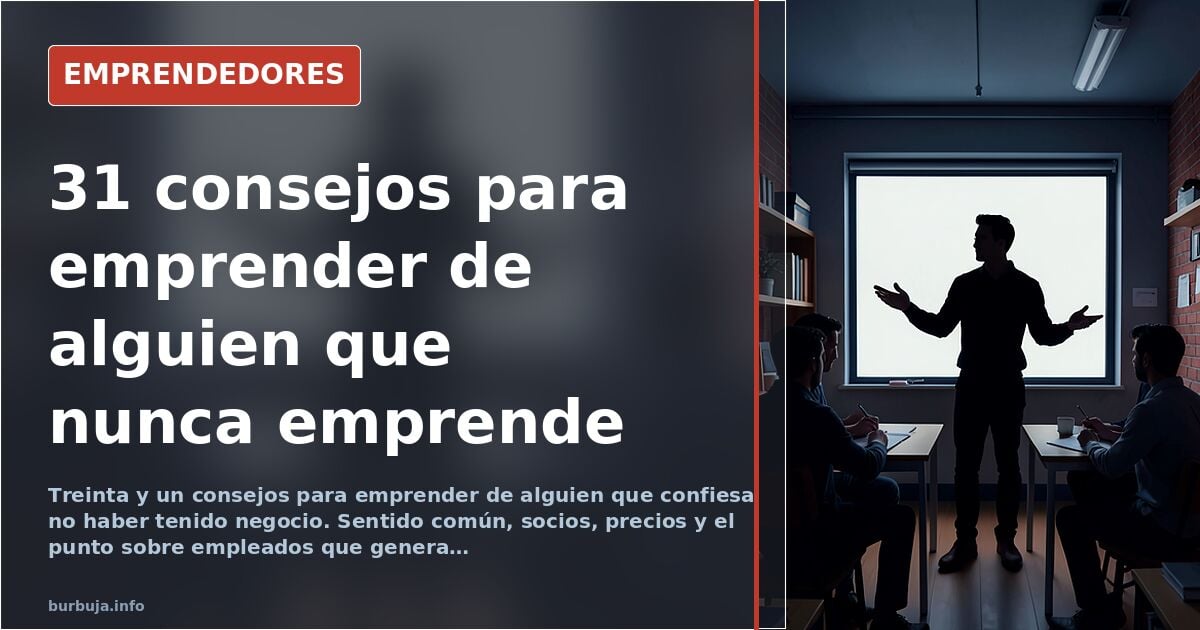 Lista de consejos para montar un negocio escrita en una pizarra junto a una calculadora y una hoja de cálculo