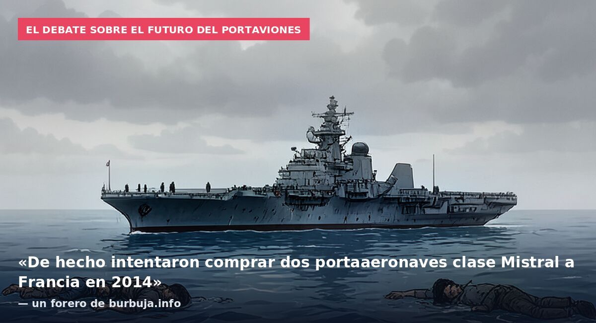 El debate sobre el futuro del portaviones: «De hecho intentaron comprar dos portaaeronaves clase Mistral a Francia en 2014» — un forero de burbuja.info