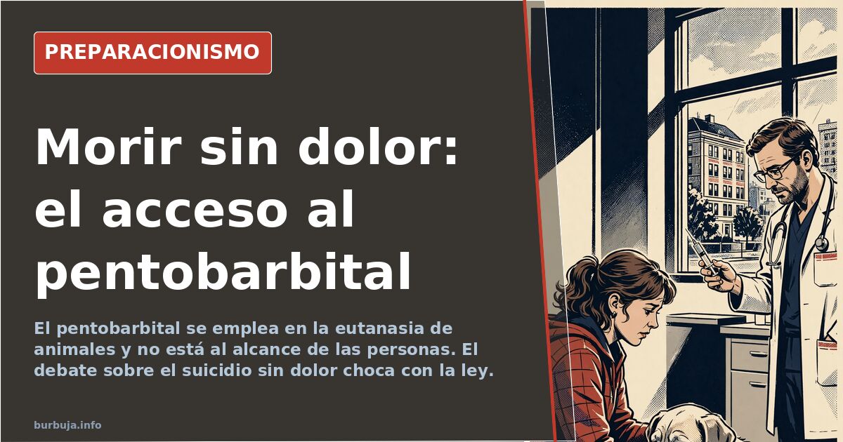 Suicidio sin dolor: el pentobarbital fuera del alcance humano