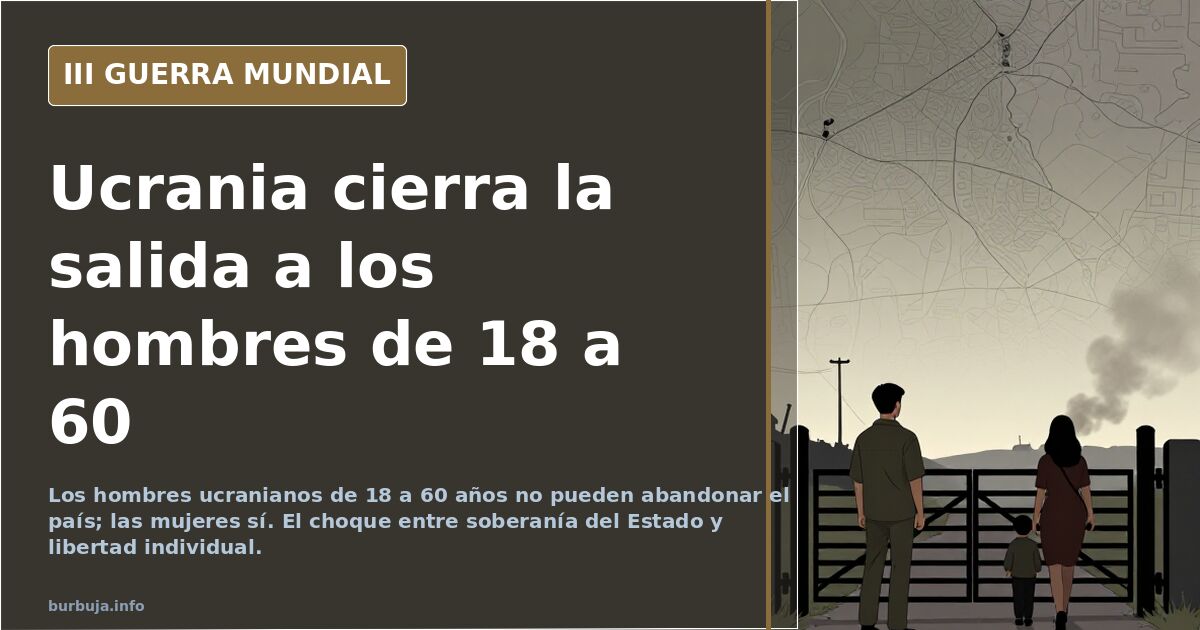 Silueta de un puesto de control en la frontera ucraniana con vehículos militares y humo lejano en una paleta desaturada