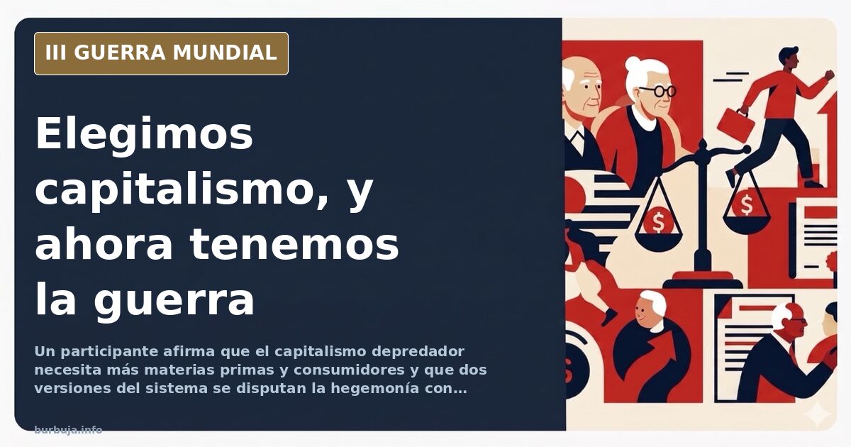 Mapa desaturado con siluetas de equipamiento militar y humo lejano en el horizonte simbolizando la disputa entre capitalismo 