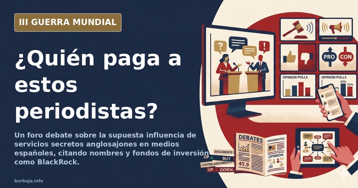 Ilustración documental desaturada de un mapa de España con siluetas de antenas de comunicación y una bandera de la OTAN difum