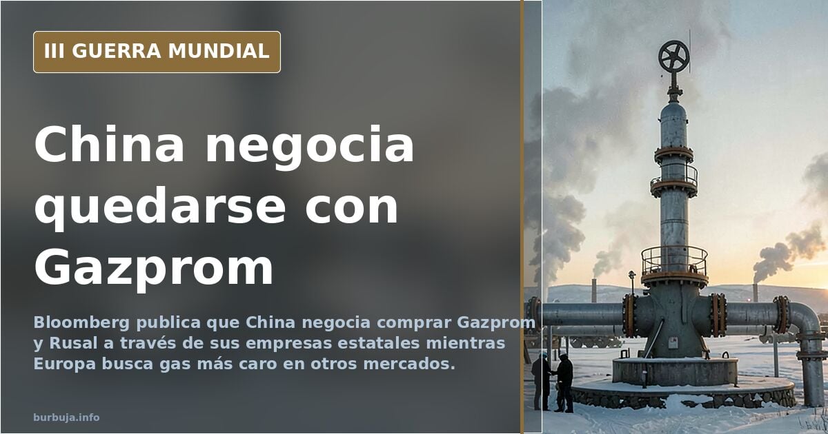 Silueta de gasoductos y buques metaneros cruzando un mapa de Eurasia con China y Rusia destacadas