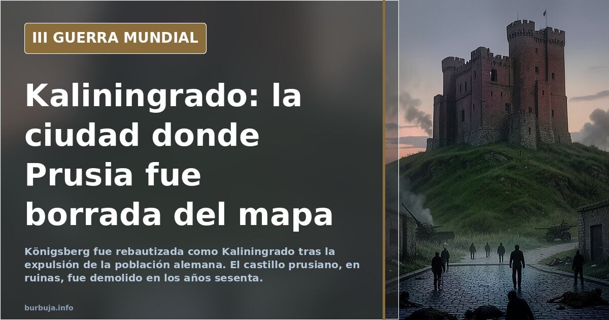 Kaliningrado: el borrado de Königsberg tras la conquista soviética