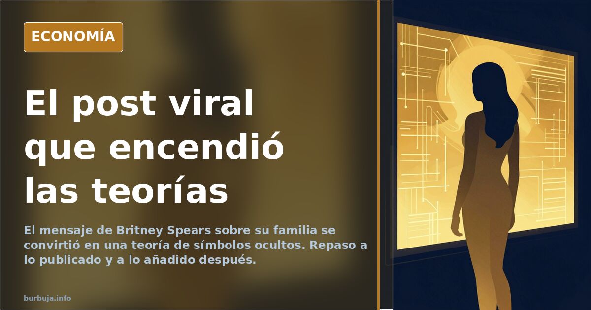 Britney Spears y el post viral que derivó en teorías