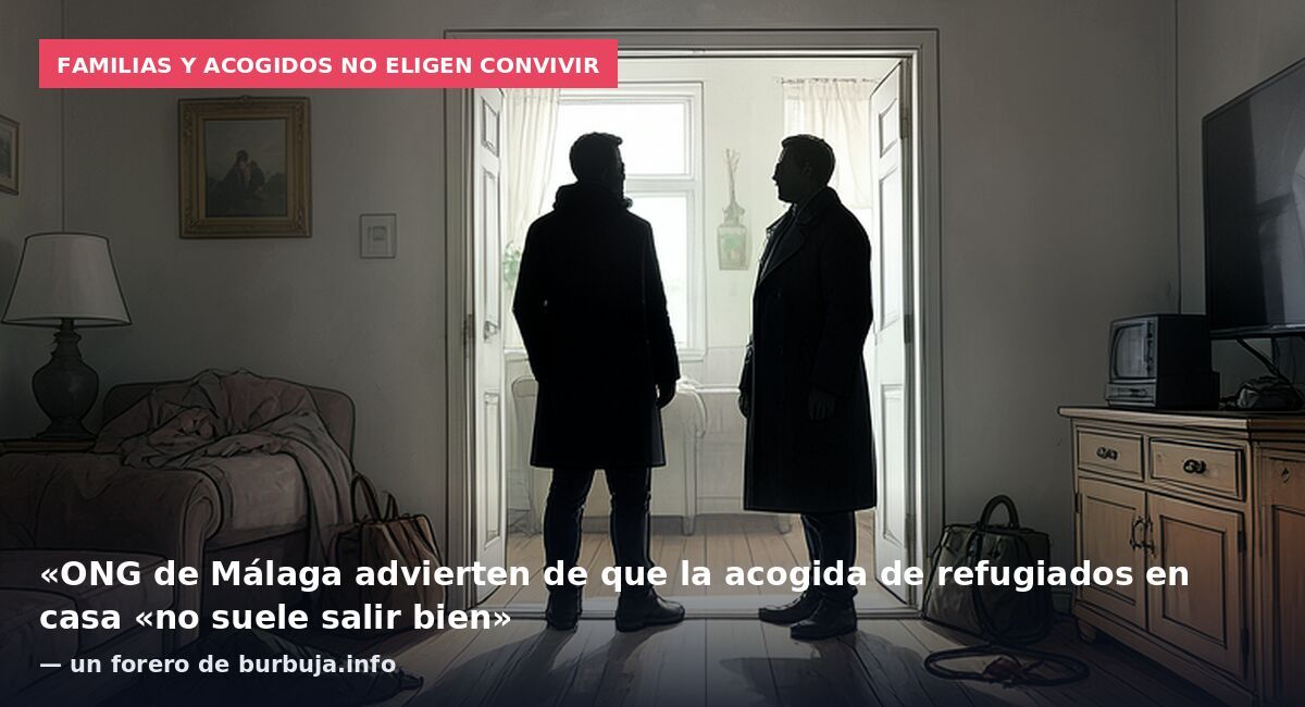 Familias y acogidos no eligen convivir: «ONG de Málaga advierten de que la acogida de refugiados en casa «no suele salir bien» — un forero de burbuja.info