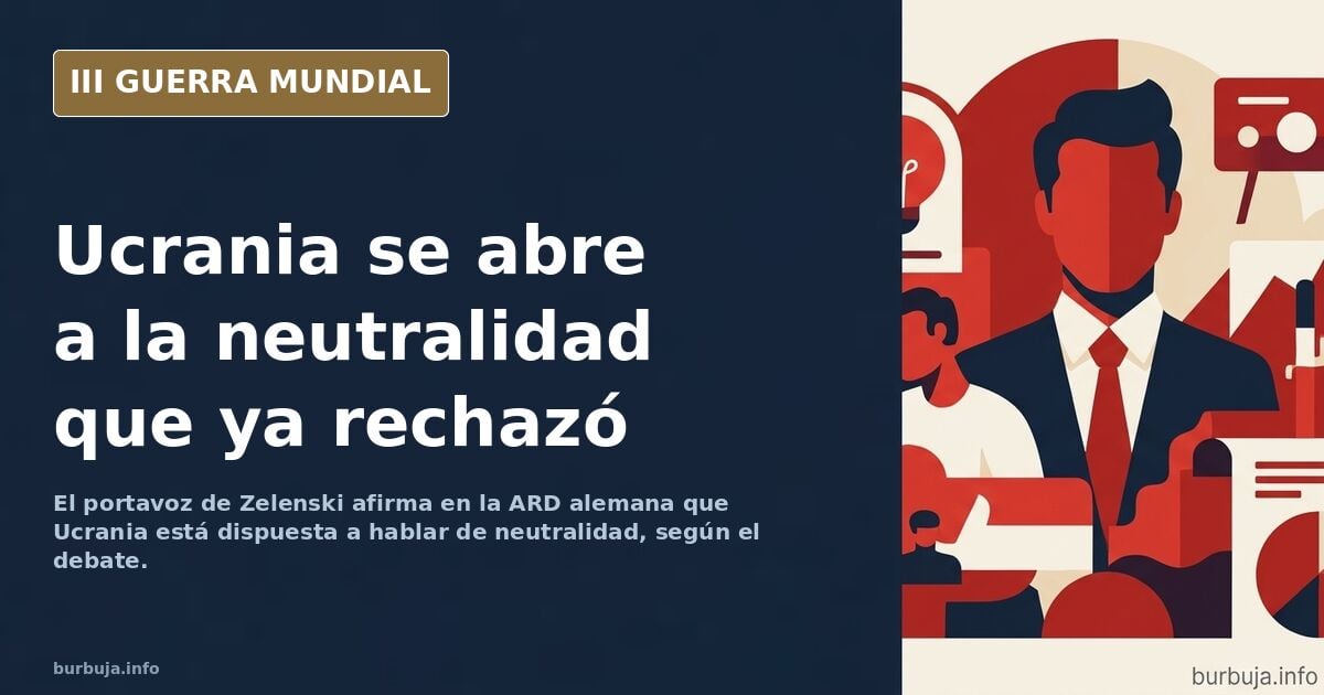 Neutralidad de Ucrania: la vía que ya se planteó en 2022
