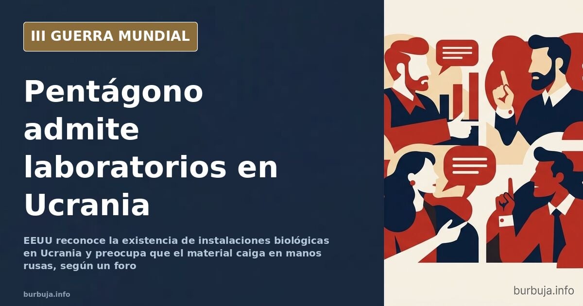 EEUU admite laboratorios biológicos en Ucrania