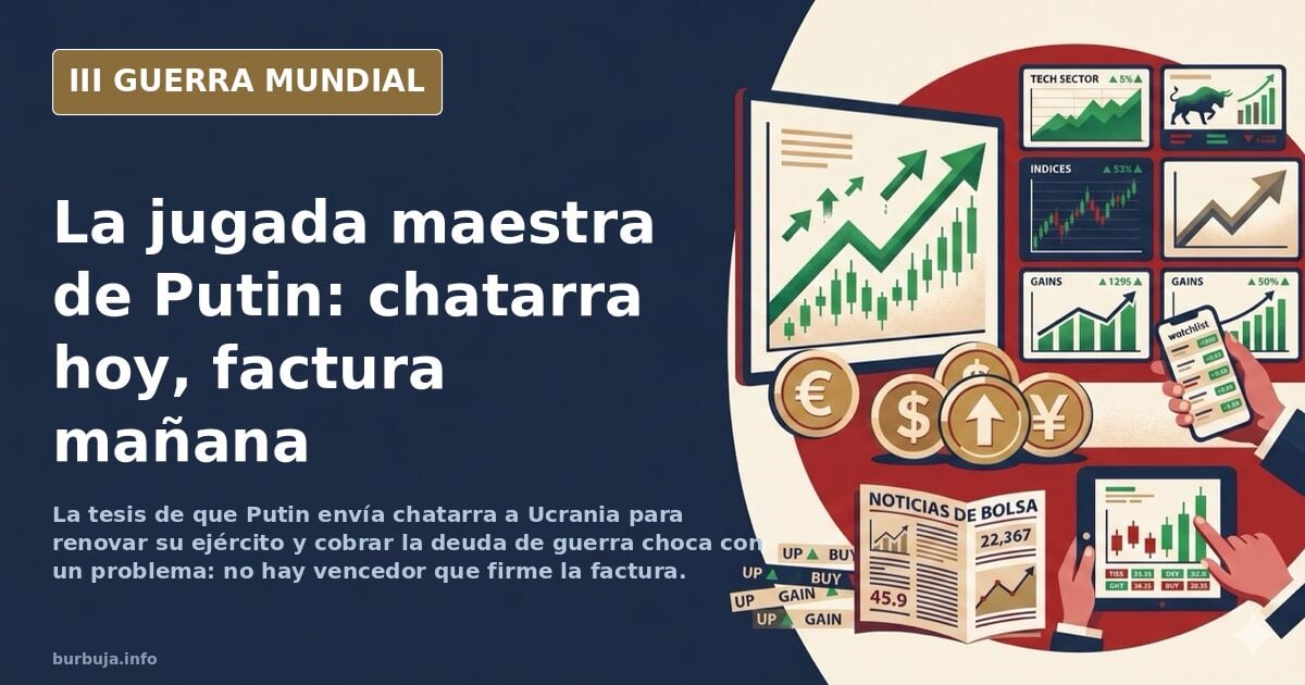 Putin y la tesis de la chatarra: la deuda de guerra que nadie negocia
