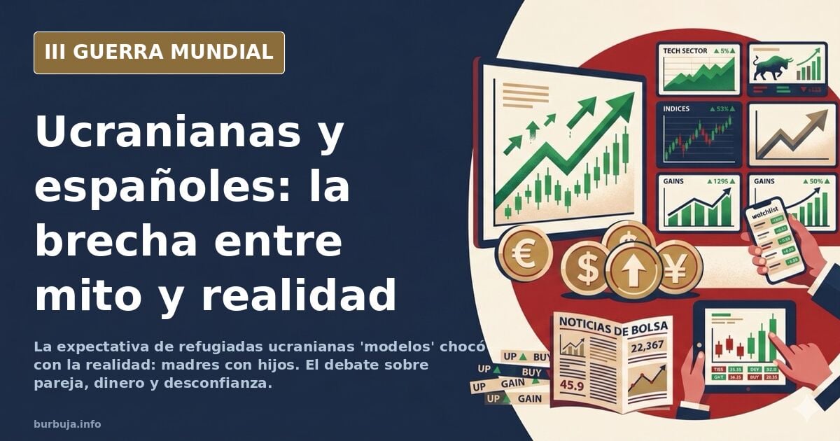 Mujeres ucranianas con niños cruzando una frontera europea
