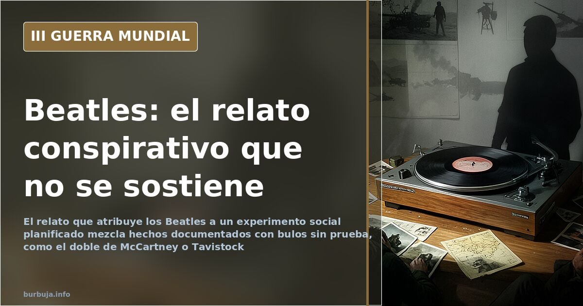 Los Beatles y el relato conspirativo sobre su origen