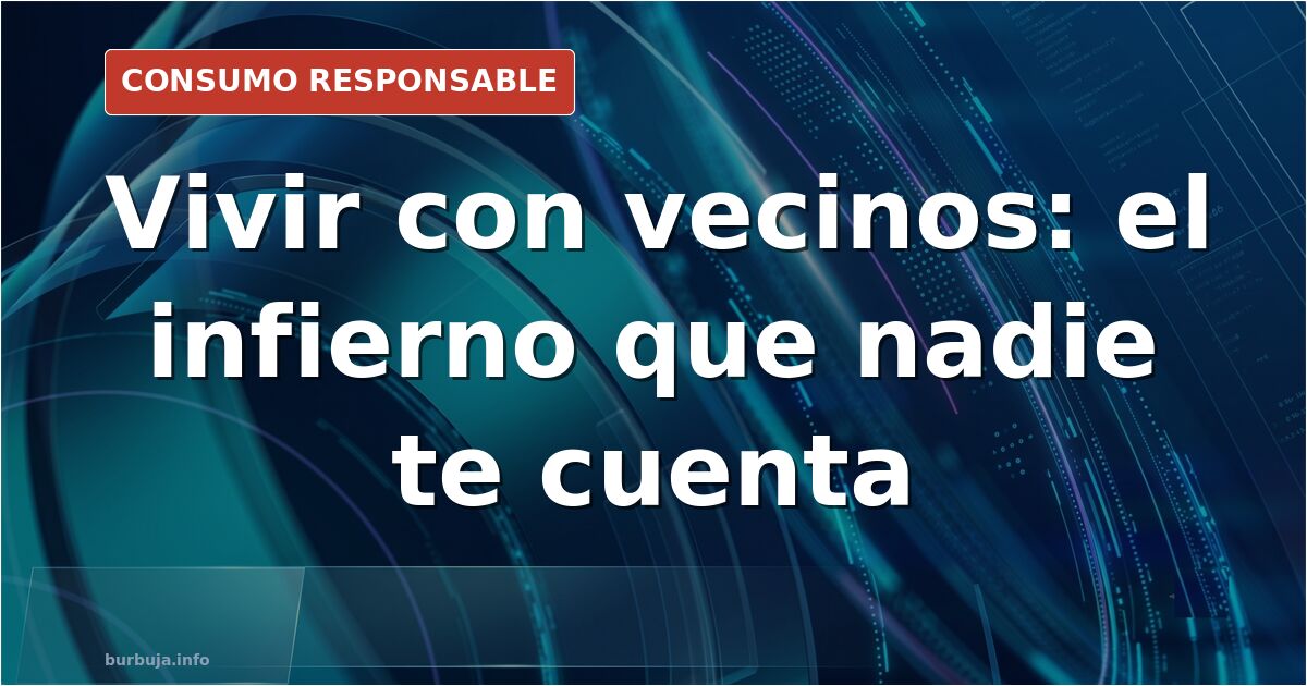 Edificio de viviendas con andamios y cartel de inspección técnica, símbolo de los conflictos en comunidades de vecinos