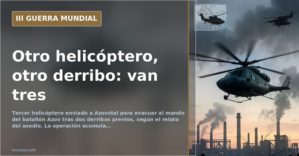 Tercer intento de evacuación del jefe de Azov en Mariupol