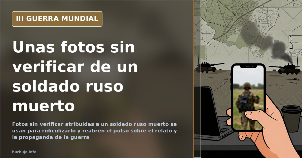 Imagen ilustrativa de fotografías de cabina atribuidas a un soldado ruso fallecido en la guerra de Ucrania