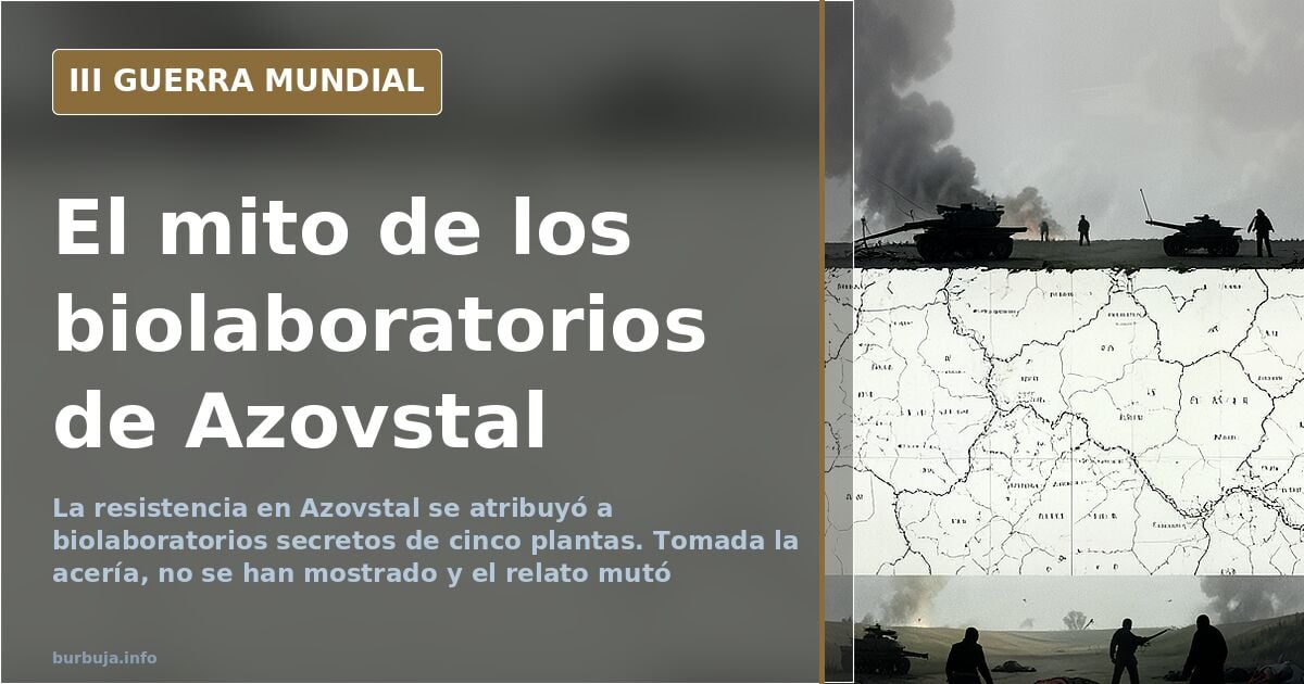 Azovstal y el mito de los biolaboratorios en Ucrania
