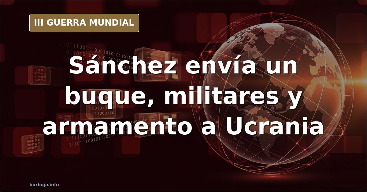Silueta de un buque de la Armada española navegando sobre un mapa de Europa desaturado, con rutas marcadas hacia el mar Negro
