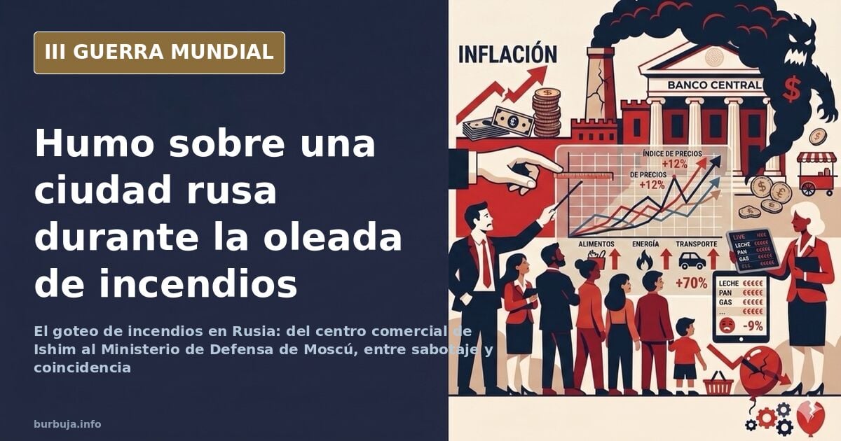 Rusia arde: el goteo de incendios y la sospecha de sabotaje