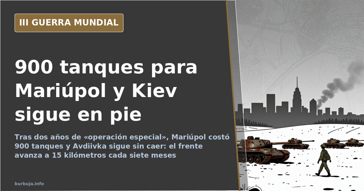 Dos años de «operación especial» sin tomar Kiev ni Avdiivka