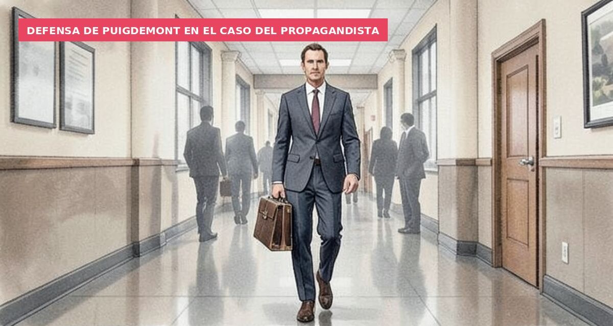 Defensa de Puigdemont en el caso del propagandista