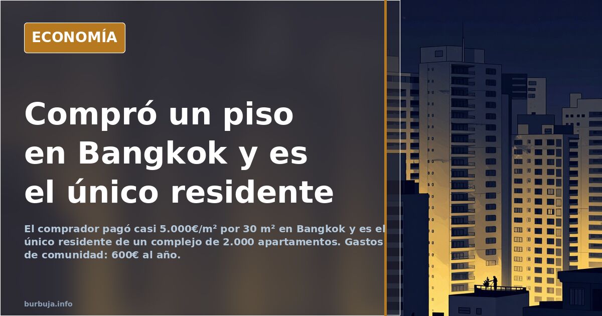 Dos torres residenciales de 61 plantas en Bangkok con una piscina de 100 metros en la planta octava de un condominio de lujo