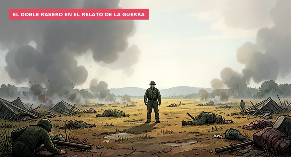 El doble rasero en el relato de la guerra
